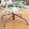 7ft. Pre-Lit Flocked Woodland Fir Artificial Christmas Tree, Warm White LED Lights